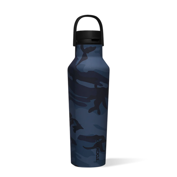 Corkcicle 20oz Sport Canteen Quick Sip Cap Navy Camo Boys & Girls