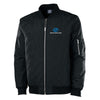 Men's Quilted Flight Jacket - Black