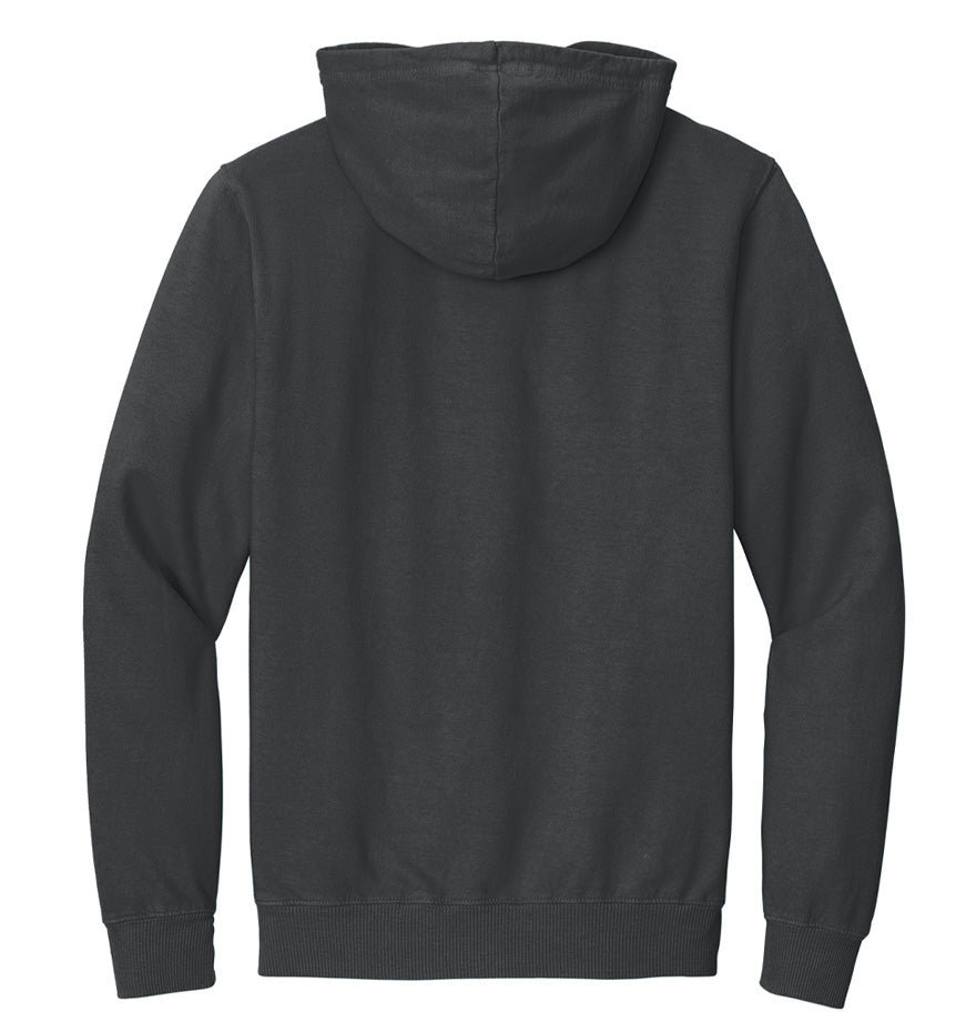 Port & Co Beach Wash Garment-Dyed Pullover Hooded Sweatshirt - Coal