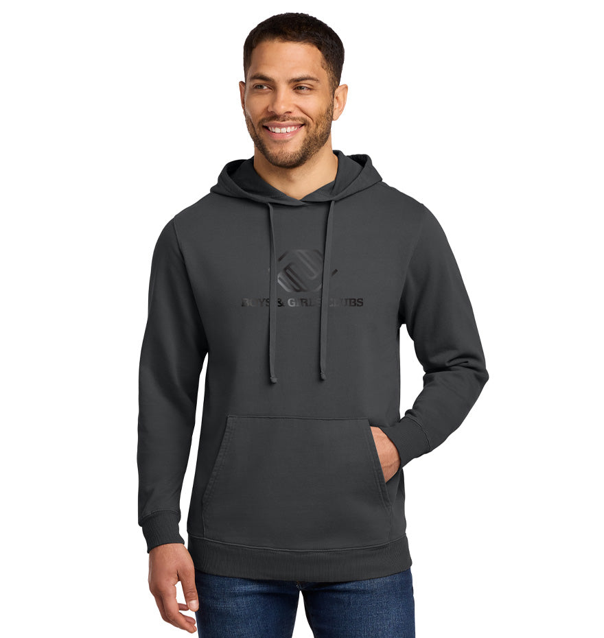 Port & Co Beach Wash Garment-Dyed Pullover Hooded Sweatshirt - Coal
