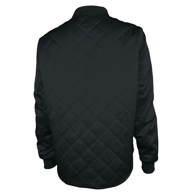Women's Quilted Flight Jacket - Black