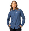 Women's Naturalist 4-Way Stretch Long Sleeve Outdoor Shirt - Navy Blue