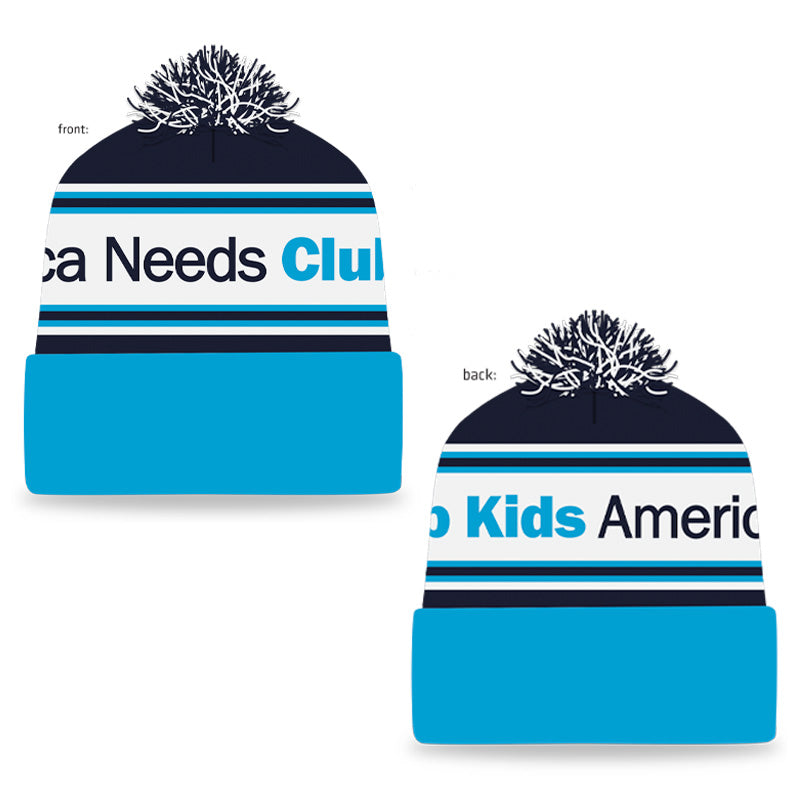 ANCK Knit Cap with Cuff and Pom - as seen on the TODAY Show