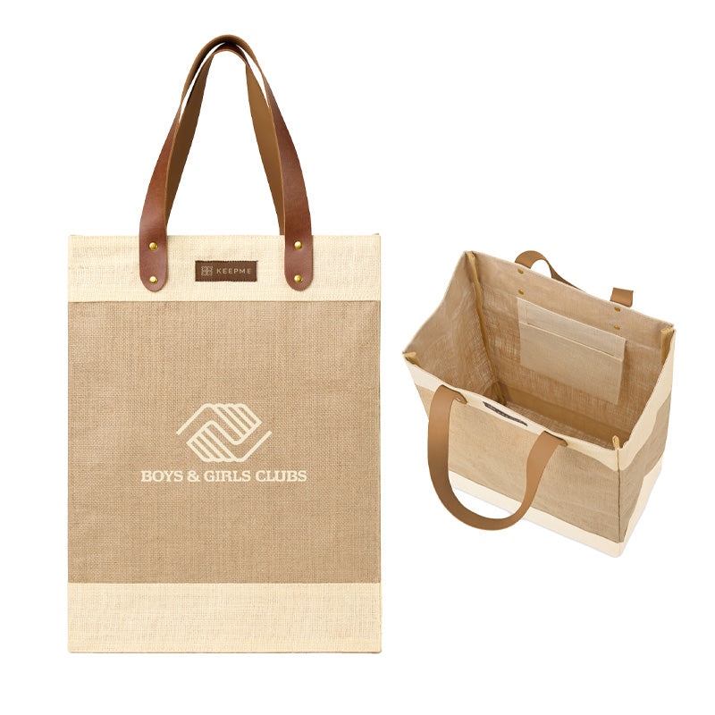 Out of the Woods Jute Tall Tote