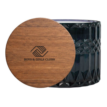 Horizon 10 oz Glass Candle - Navy