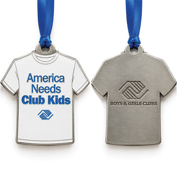 America Needs Club Kids T-Shirt Ornament - White
