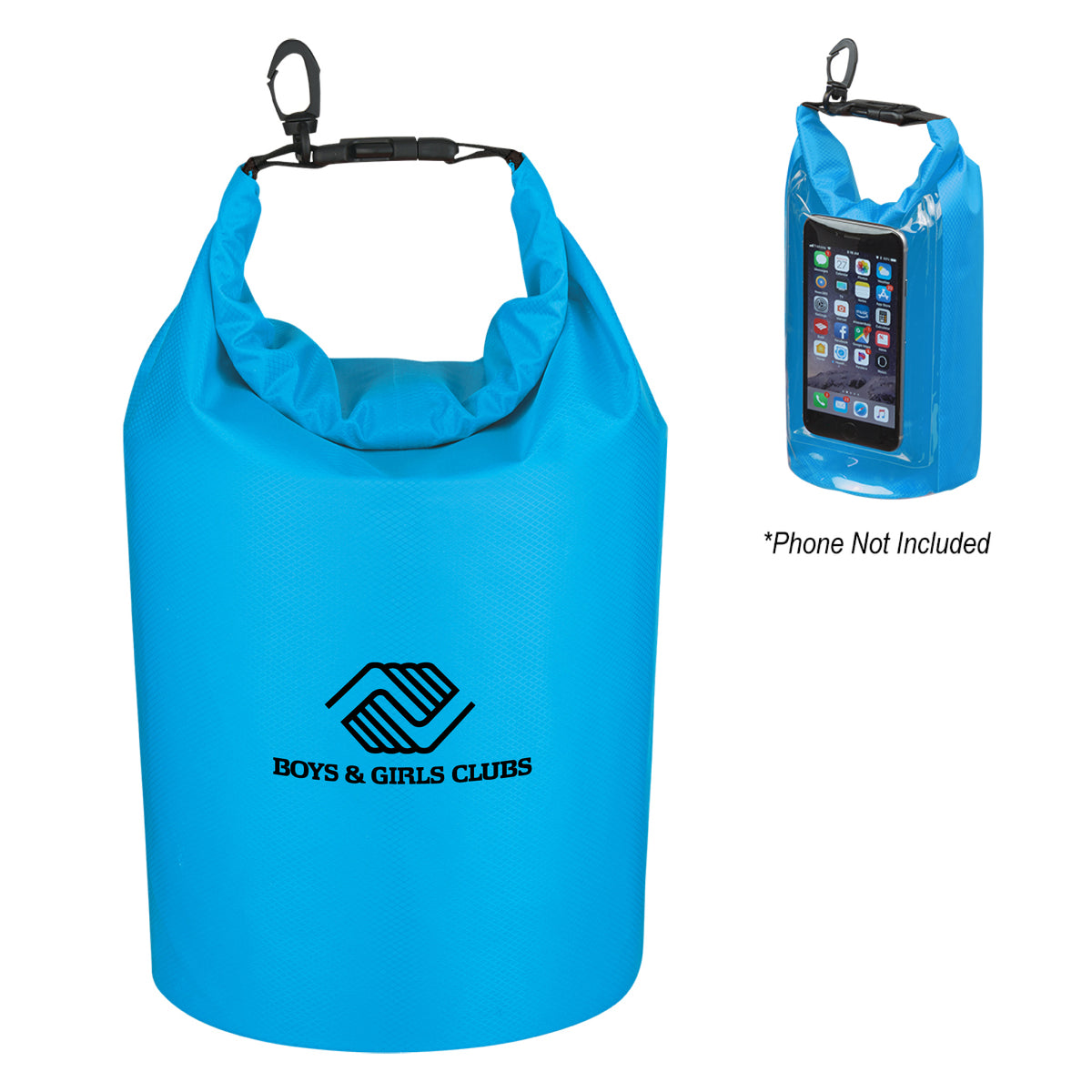 Waterproof Dry Bag with Window - Blue