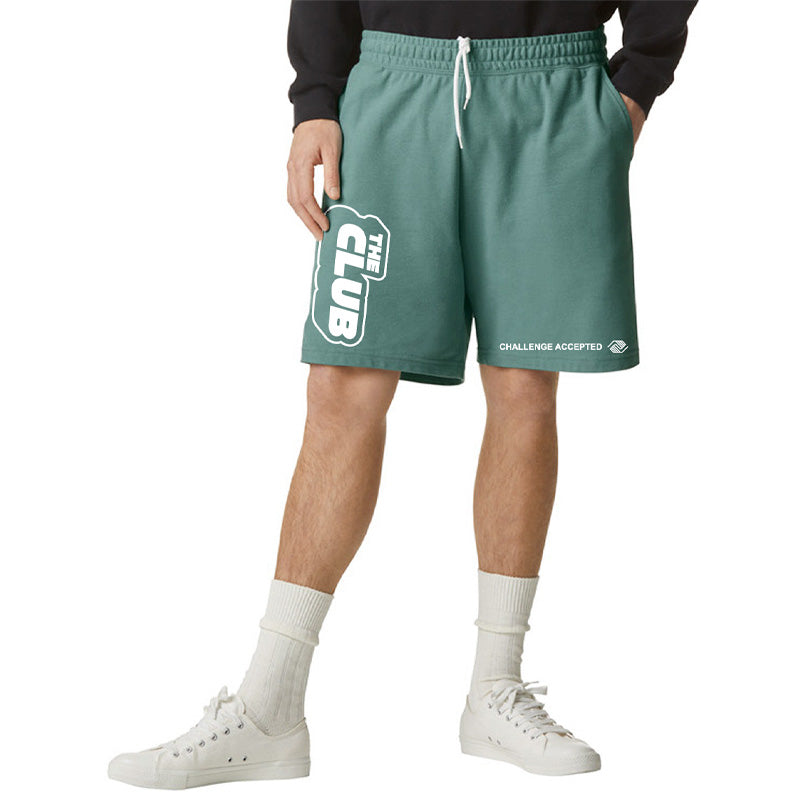 The Club Pique Unisex Gym Shorts - Arctic Green