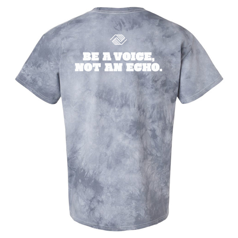 Crystal Tie-Dyed T-Shirt - Silver