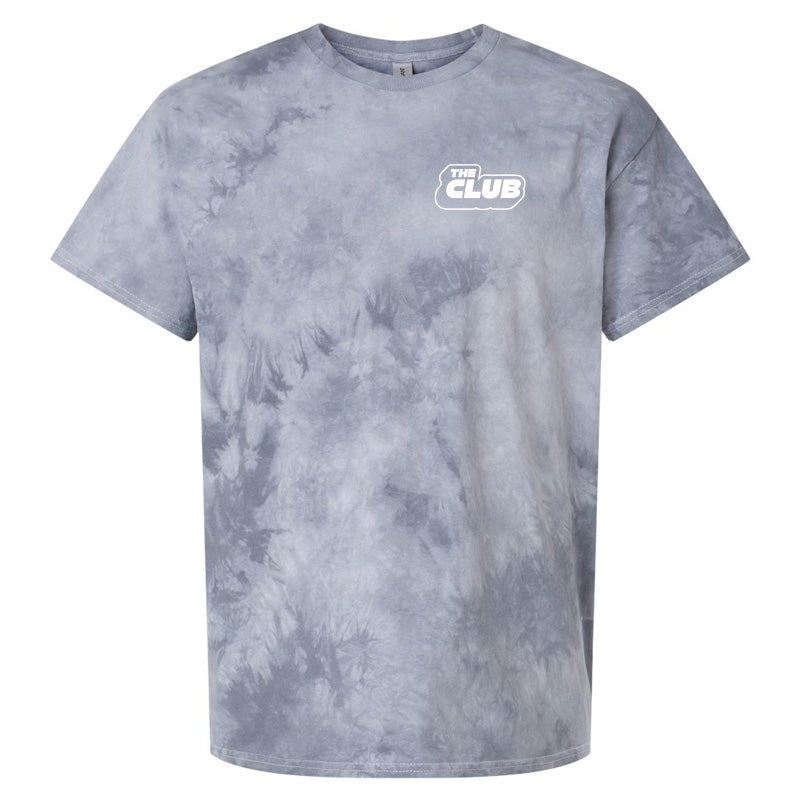 Crystal Die-Dyed T-Shirt - Silver