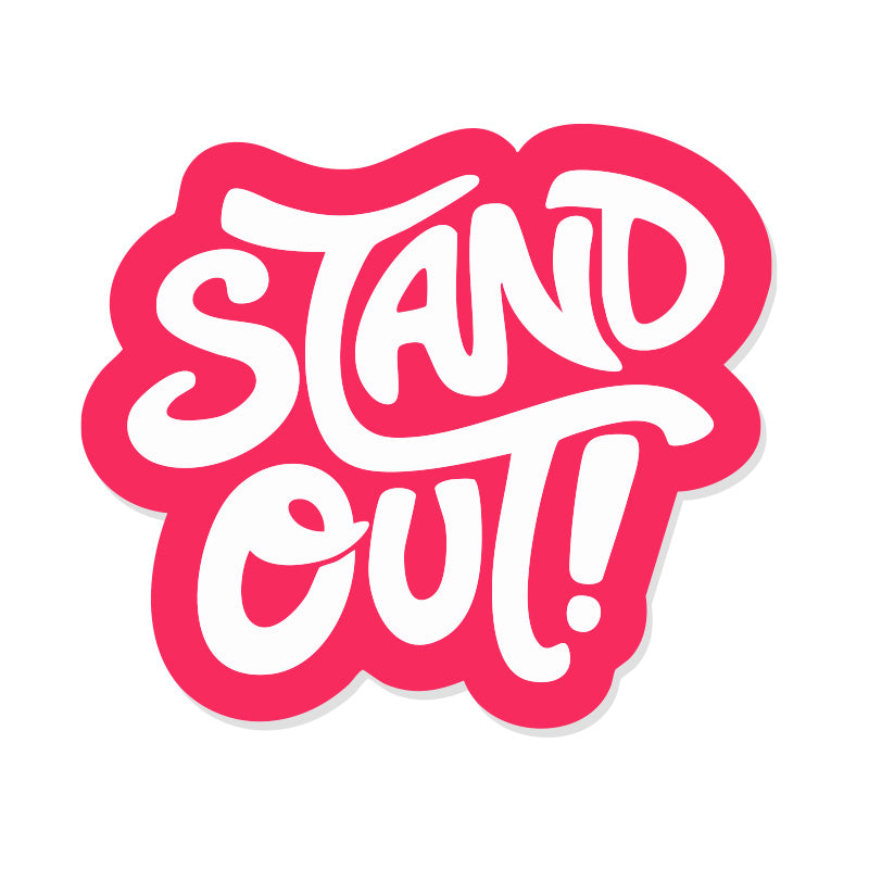 Stand Out Embroidered Patch