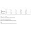 Size chart for women’s black puffer jacket showing measurements for body length, bust, and sleeve length across sizes Small (4/6) to XXL (20/22), including detailed definitions for each measurement type.