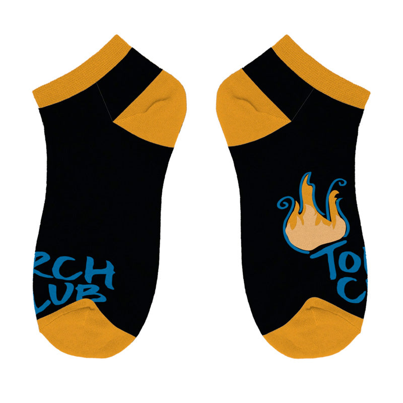 Torch Club Ankle Socks - Black