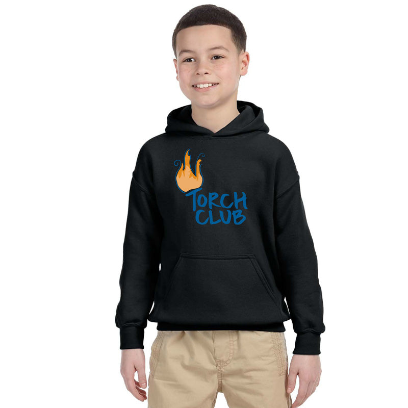 Torch Club Youth Heavy Blend 50/50 Hooded Sweatshirt