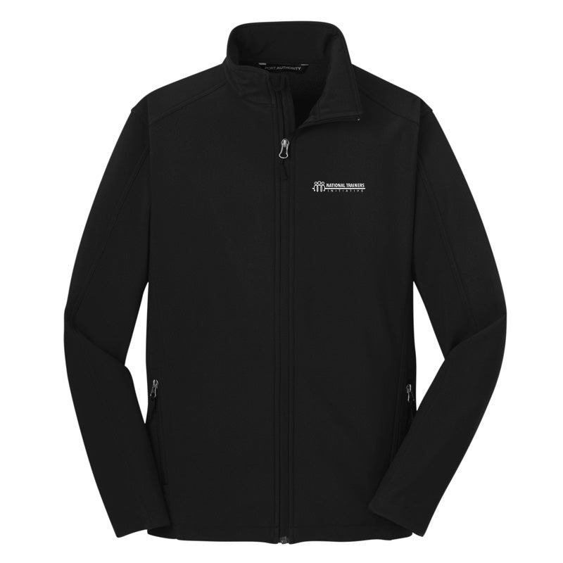 NTI Men&#39;s Softshell P.A. Black Jacket