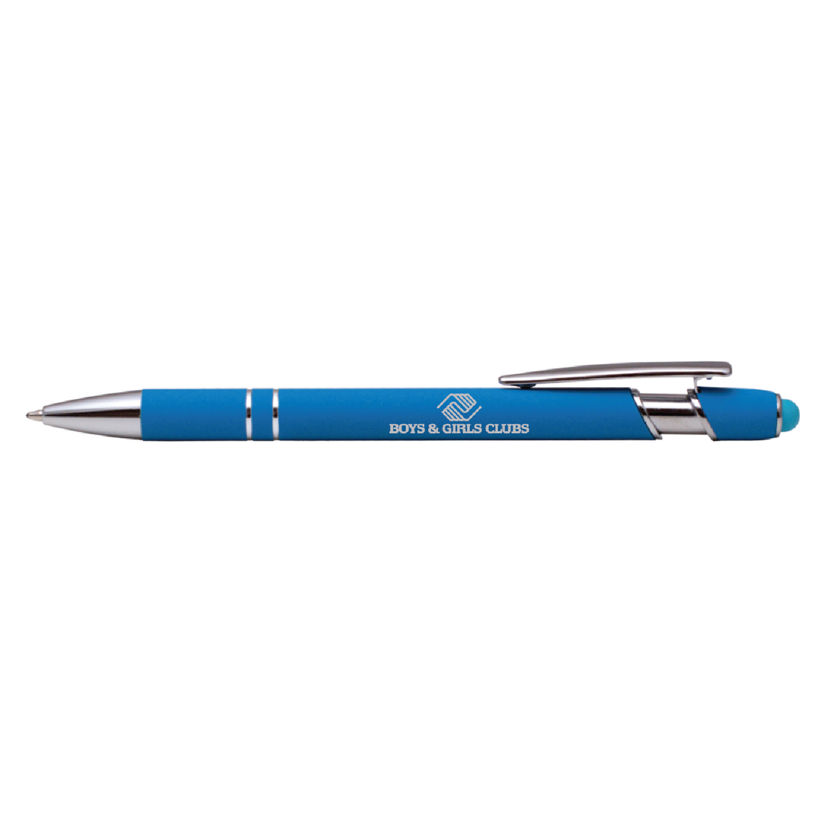 Ellipse Softy Bright Pen with Stylus - Blue (Pack of 5)