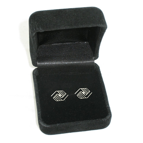 0.5&quot; Diestruck Earrings in Black Gift Box