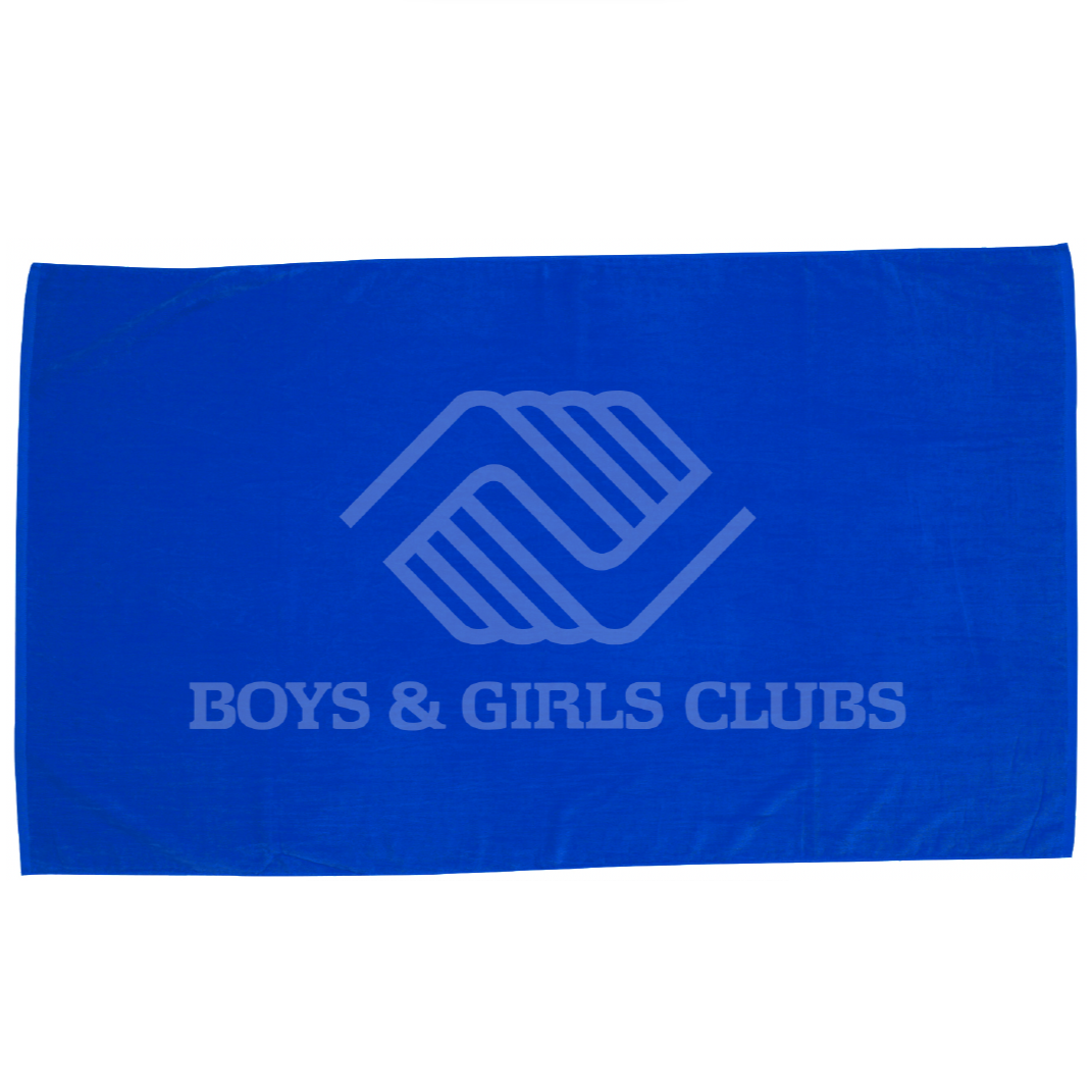 Jewel Collection Colored Beach Towel - Blue