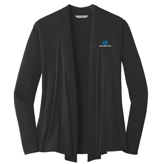 Port Authority Ladies Concept Open Cardigan - Black