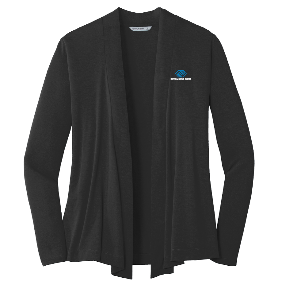 Port Authority Ladies Concept Open Cardigan Black