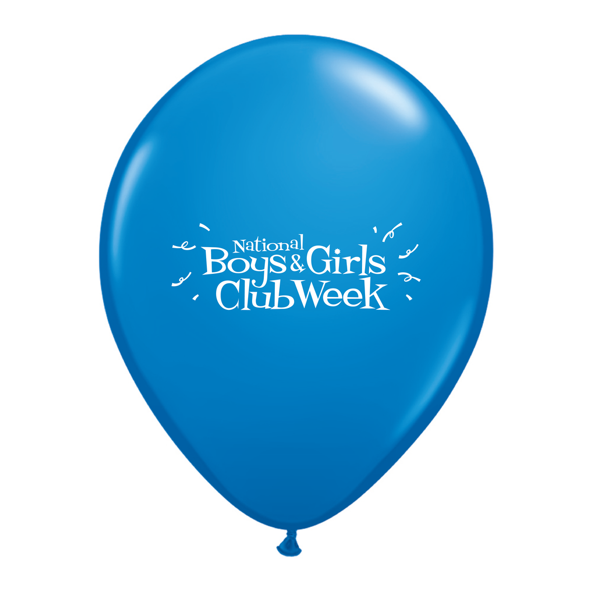 Boys &amp; Girls Club Week 11&quot; Latex Balloons (Pack of 100) - Blue