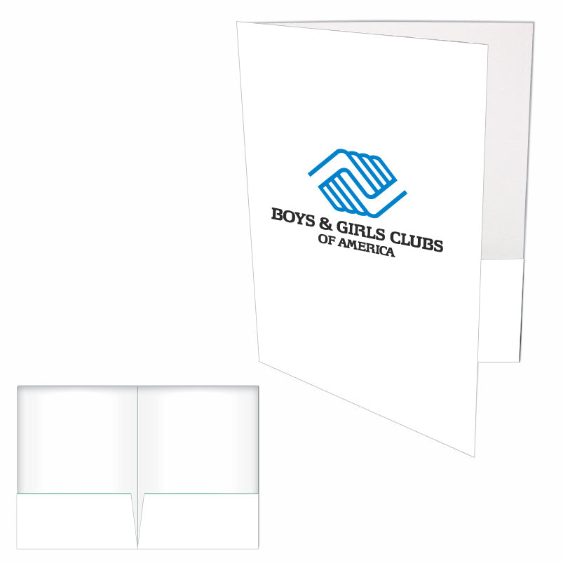 White Pocket Folder (Pack of 10)