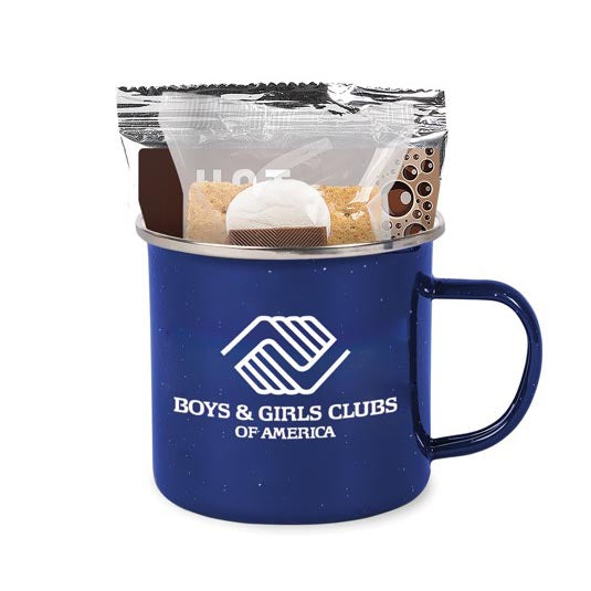 S&#39;mores By The Fire Camping Mug Set - Blue