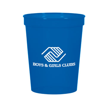 16 oz Big Game Stadium Cup - Translucent Blue (Pack of 20)