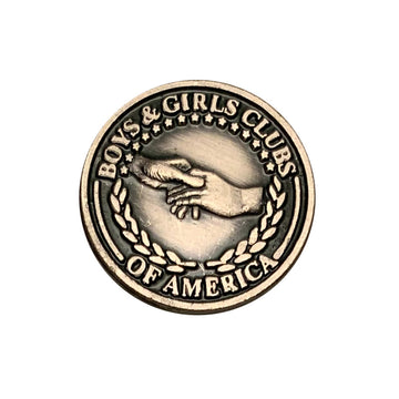 National Silver Medallion Lapel Pin