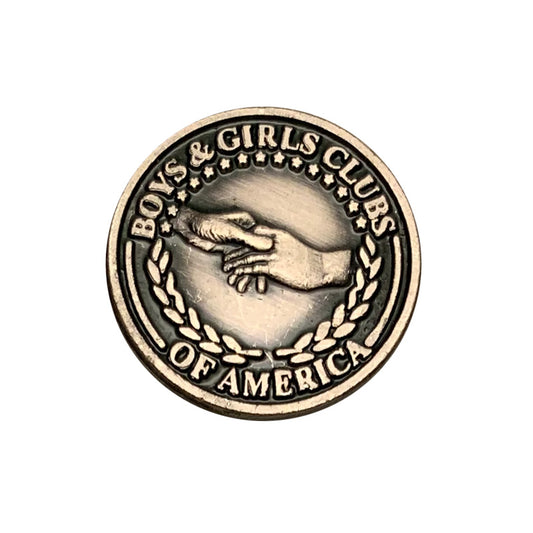 National Silver Medallion Lapel Pin