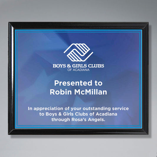 8x10 Plaque