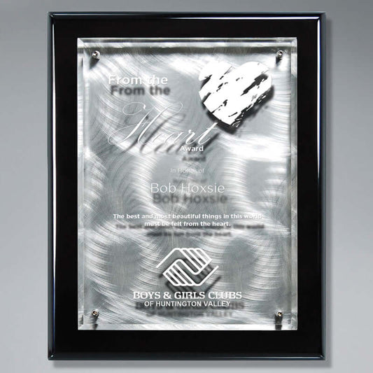 From the Heart Award with Ebony Wood Board